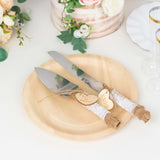 Rustic Wedding Themed Cake Server Set